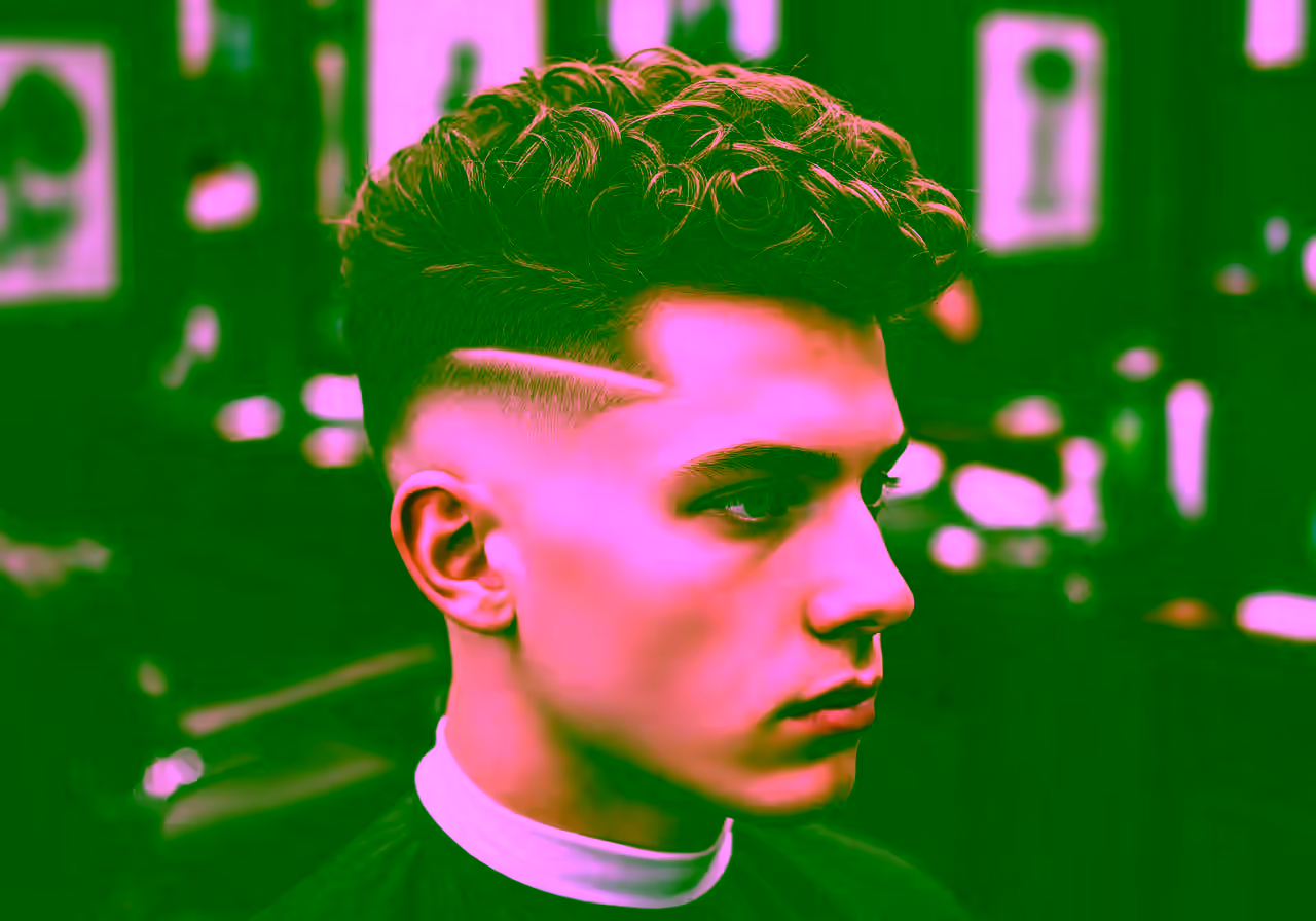 Curly Spiky hairstyle for men 2026 — curly hairstyles variation, best for teens/young men + round, oval faces + 3b–4a curls, modern barbering by Master Stylist Jessica Hamilton