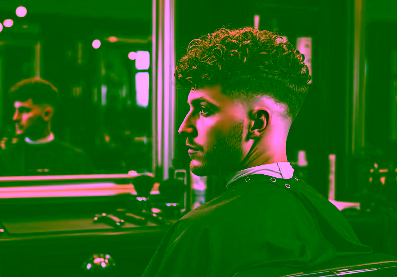 Curly Taper Fade Hairstyle 2026