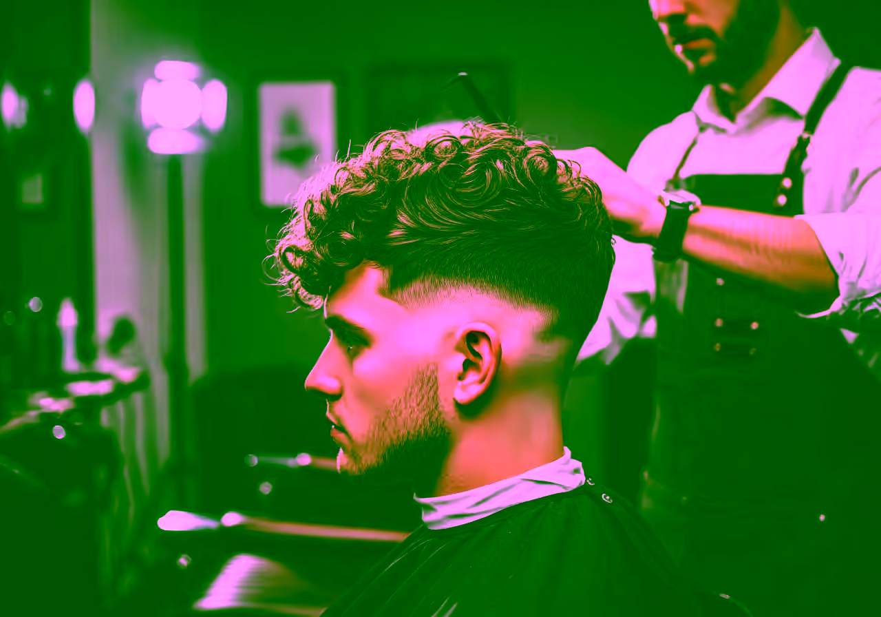 Curly Taper with Volume hairstyle for men 2026 — curly hairstyles variation, best for all faces + 3b–4a curls, modern barbering by Master Stylist Jessica Hamilton