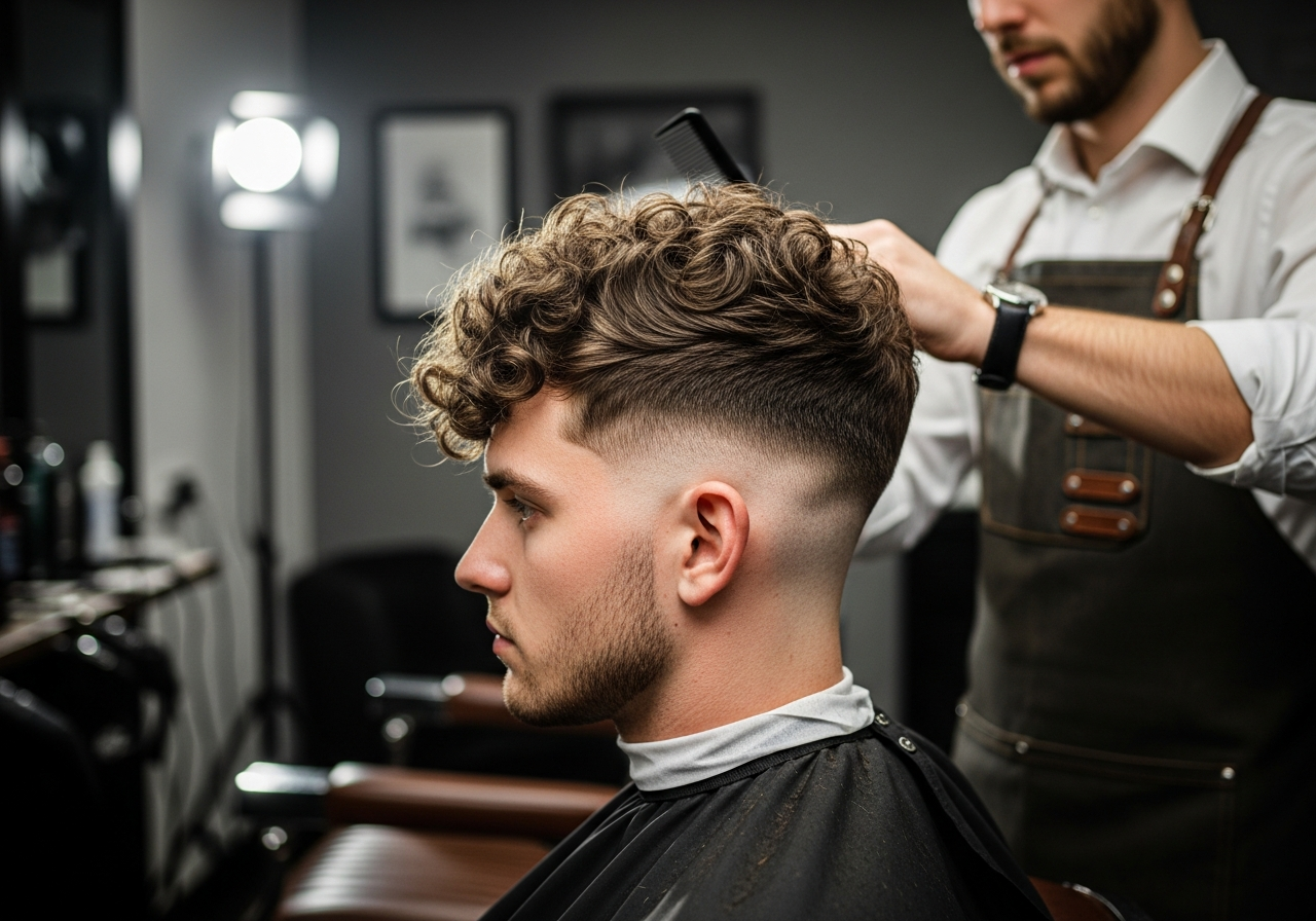 Curly Taper with Volume 2026 - Voluminous Curls with Taper Sides