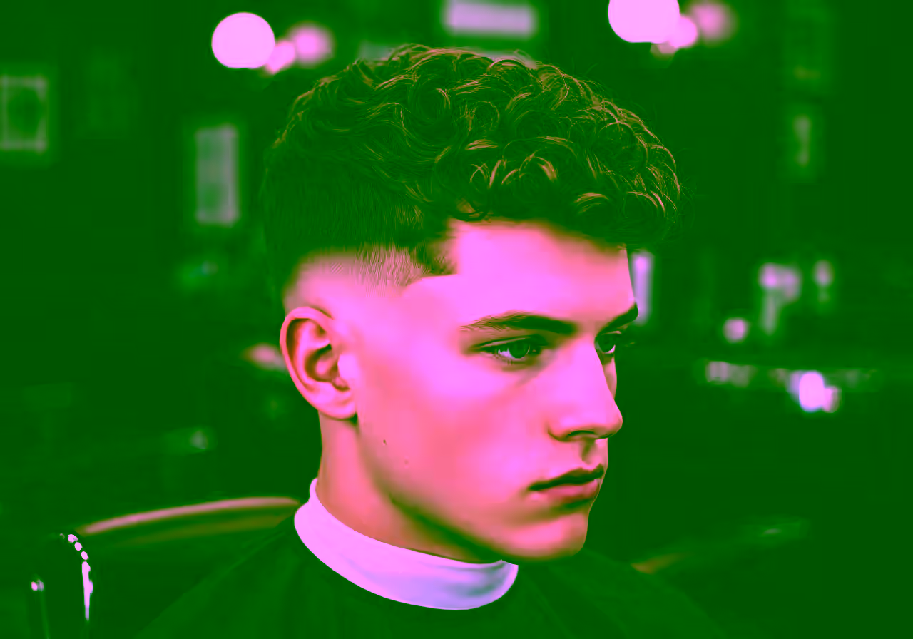 Curly Textured Crop hairstyle for men 2026 — curly hairstyles variation, best for square, diamond faces + all curl types, modern barbering by Master Stylist Jessica Hamilton