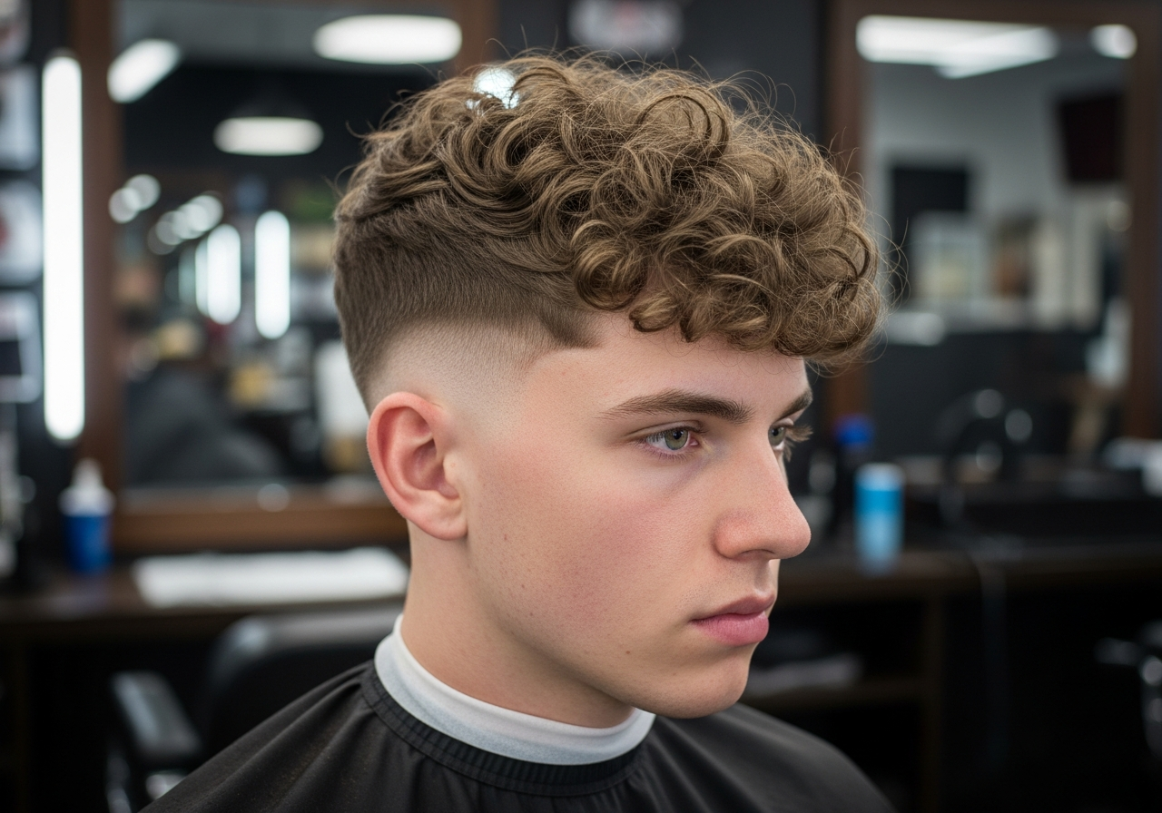 Curly Textured Fringe 2026 - Forward Curly Fringe Haircut