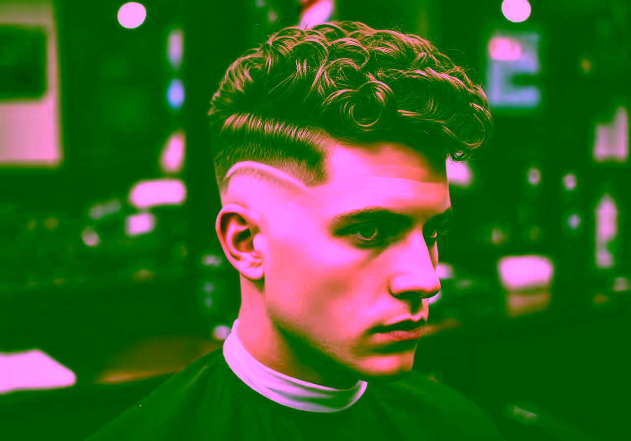 Curly Undercut hairstyle for men 2026 — curly hairstyles variation, best for square, heart faces + 3b–4a curls, modern barbering by Master Stylist Jessica Hamilton