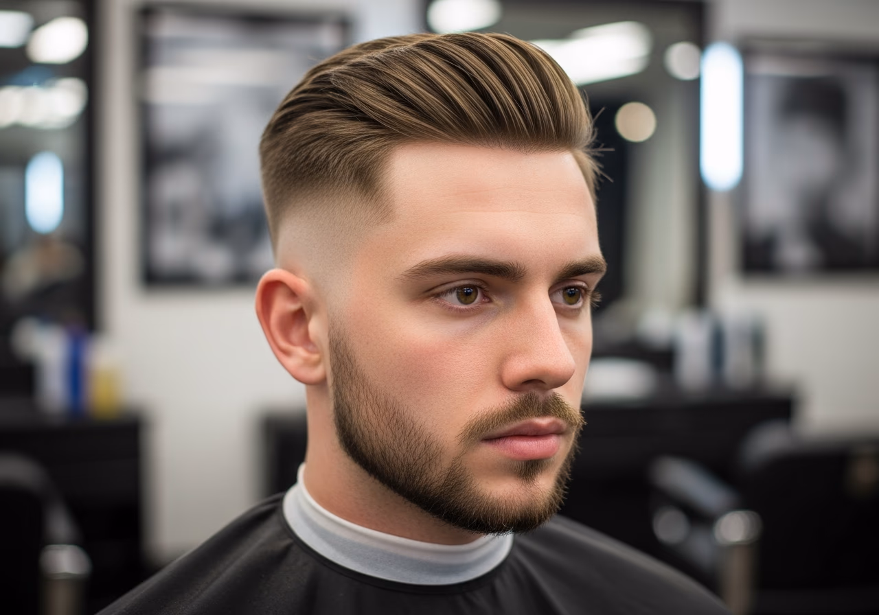 Curtains Haircut Middle Part 2026 - Curtains with High Fade