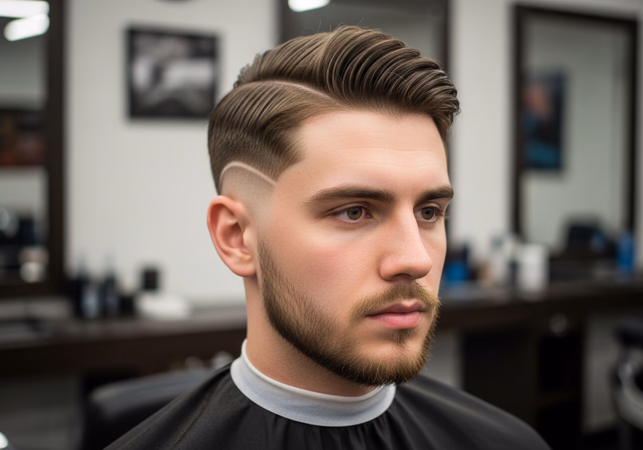 Curtains Haircut Middle Part 2026 - Curtains with Line Up