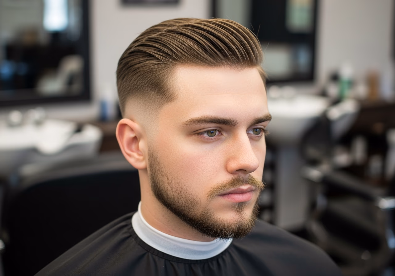 Curtains Haircut Middle Part 2026 - Curtains with Mid Fade