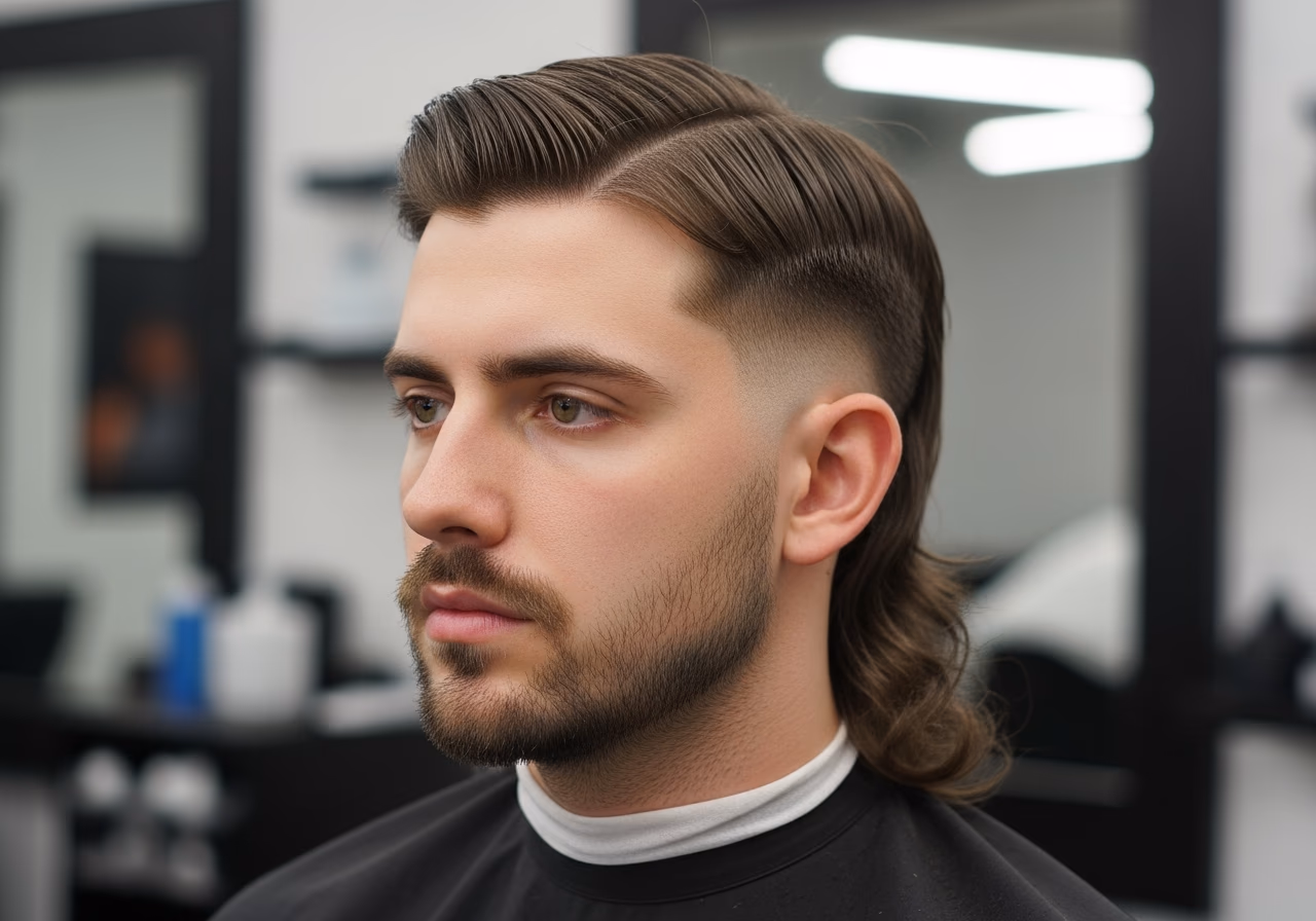 Curtains Haircut Middle Part 2026 - Curtains with Mullet
