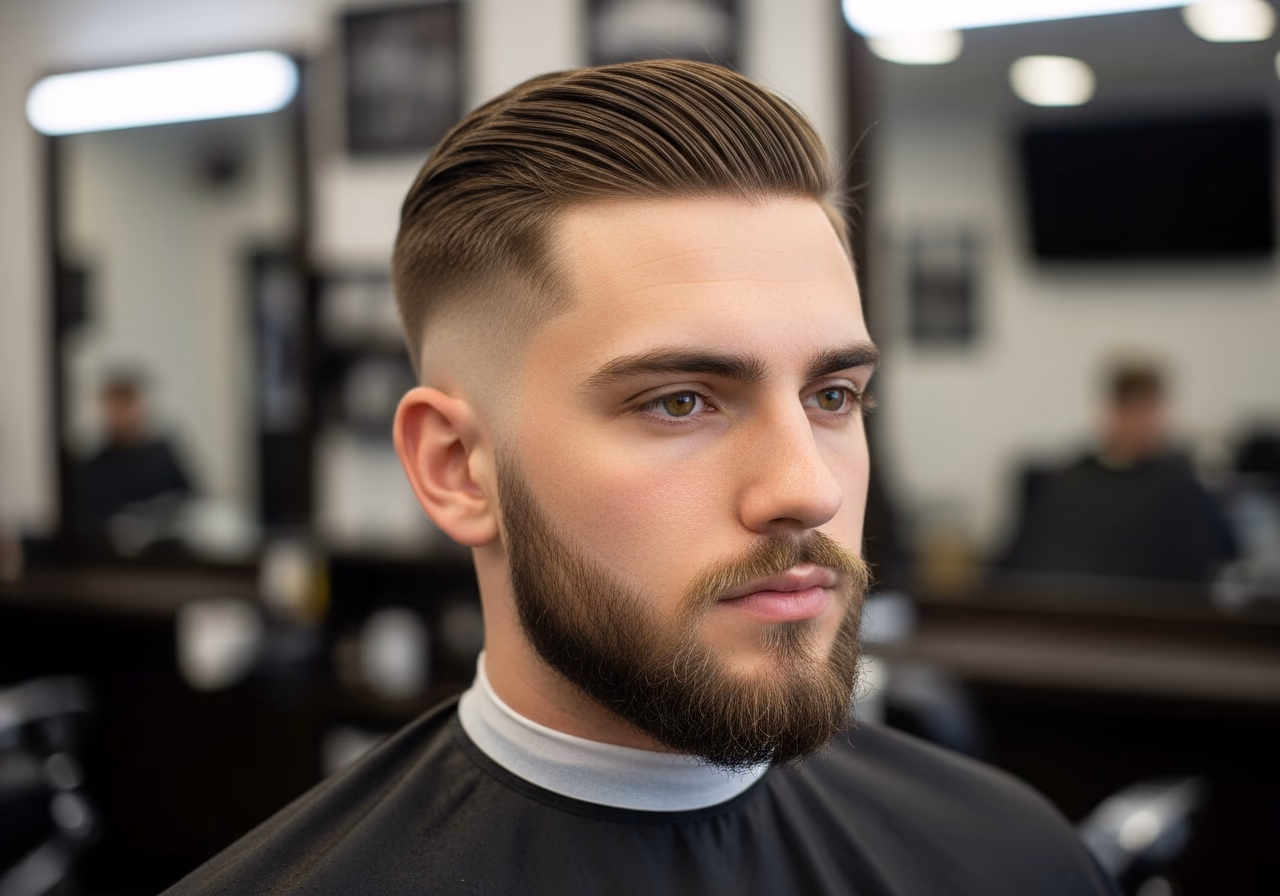 Curtains Haircut Middle Part 2026 - Curtains with Side Fade