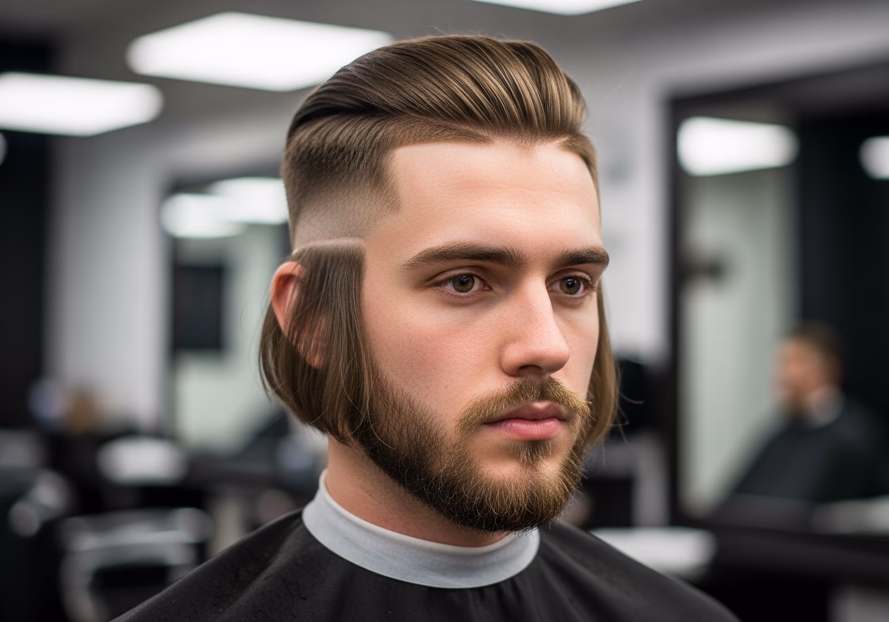 Curtains Haircut Middle Part 2026 - Curtains with Taper