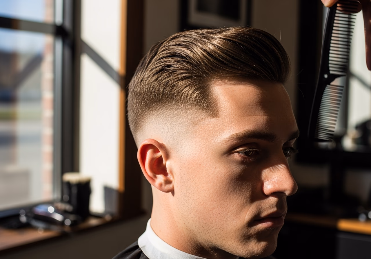 Low Taper Fade Temple Volume for Diamond Face 2026