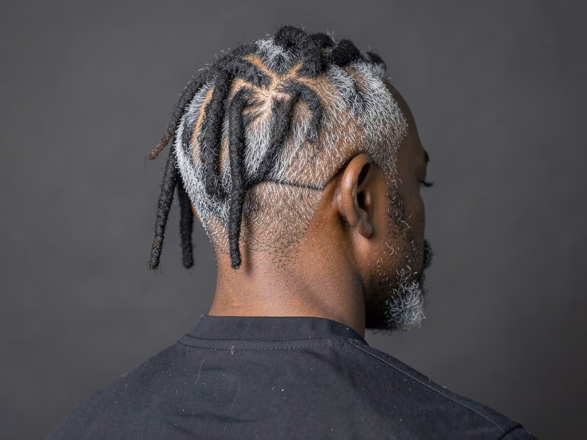 Man with a dreads with undercut