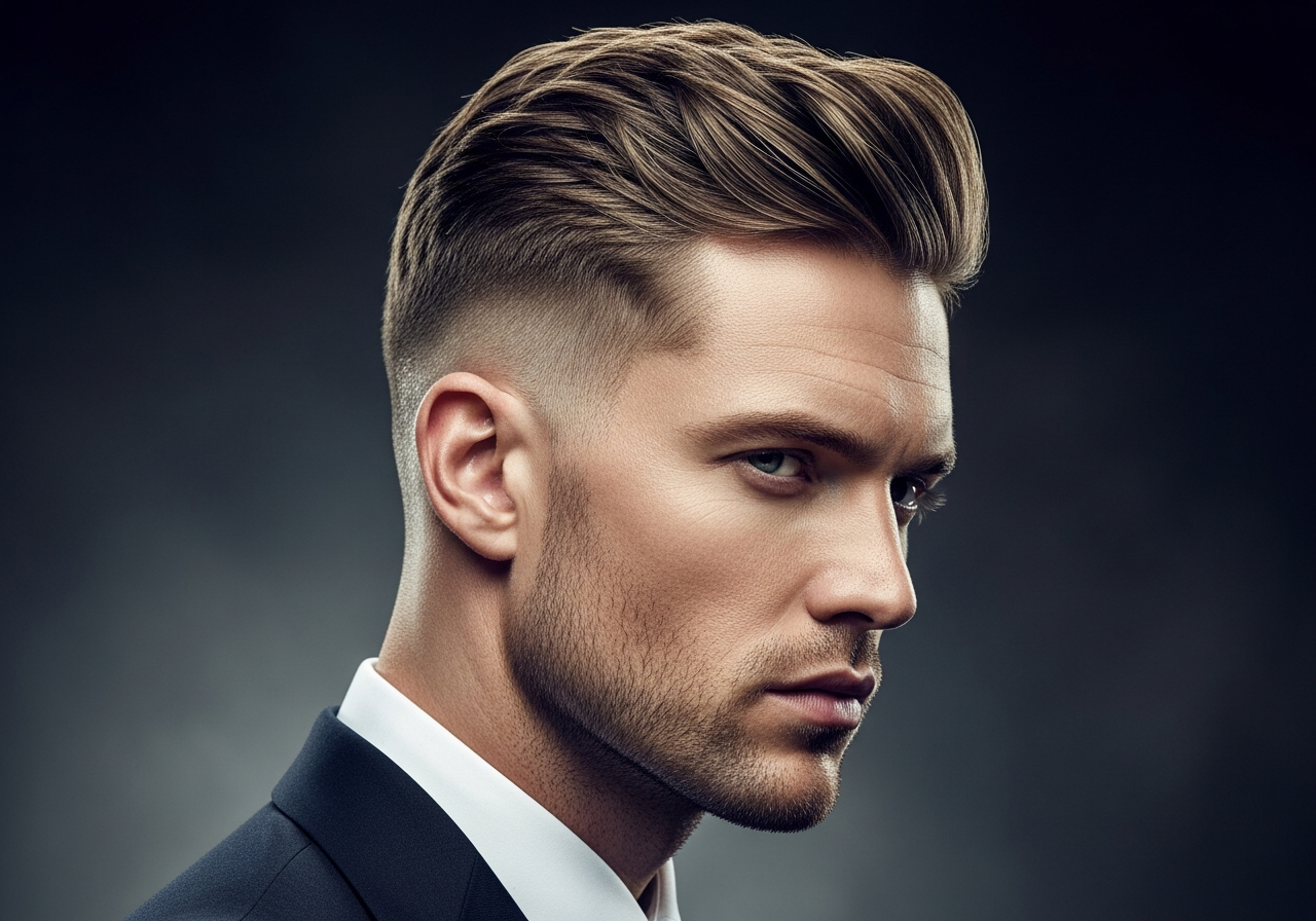 Drop Fade Burst 2026 - Curved Burst Drop Fade Around Ear