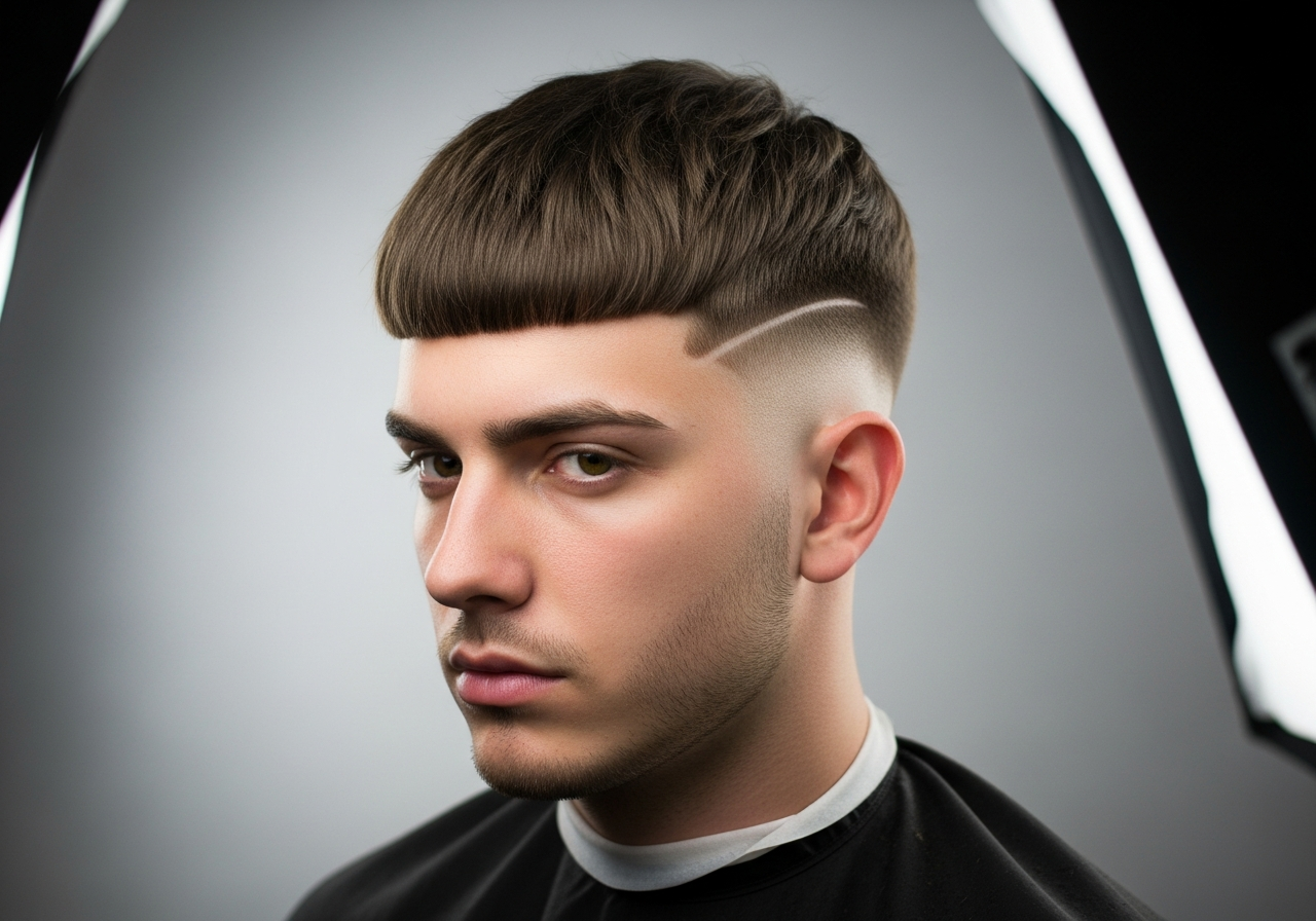 Drop Fade Edgar 2026 - Crisp Choppy Fringe Curved Drop Fade