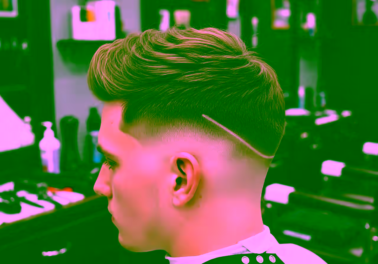 Drop Fade Fluffy Hair hairstyle for men 2026 — drop fade variation, best for fine/thin hair + all faces, modern barbering by Master Stylist Jessica Hamilton