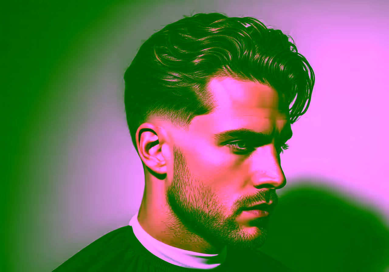 Drop Fade Long Hair hairstyle for men 2026 — drop fade variation, best for oval, heart faces + wavy/straight hair, modern barbering by Master Stylist Jessica Hamilton