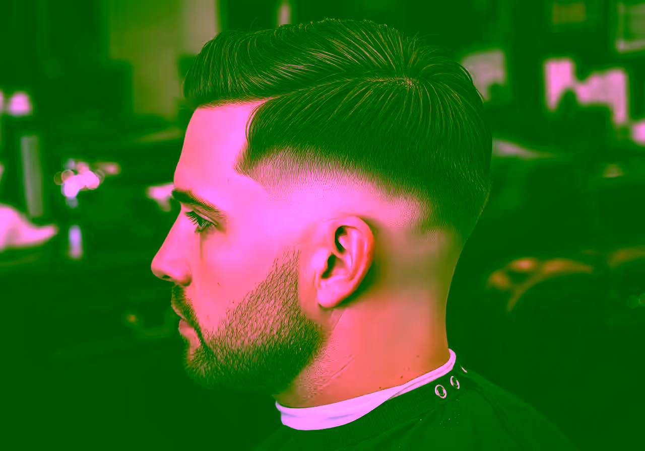 Drop Fade Versatile hairstyle for men 2026 — drop fade variation, best for all faces + all hair types, modern barbering by Master Stylist Jessica Hamilton