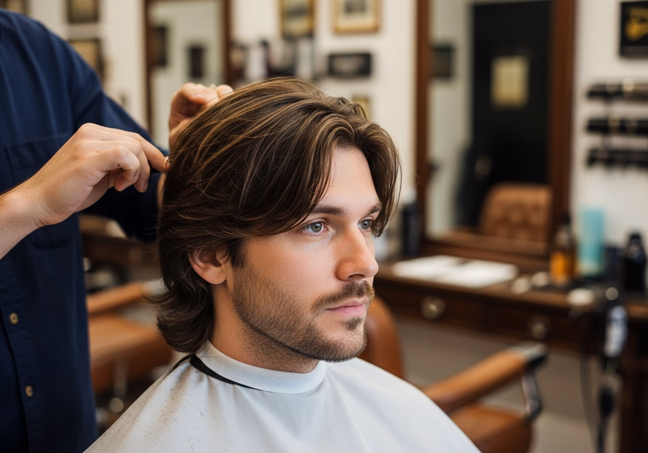 Dry Damaged Hair Recovery Haircut 2026 - Soft Curtain Bangs Recovery Cut