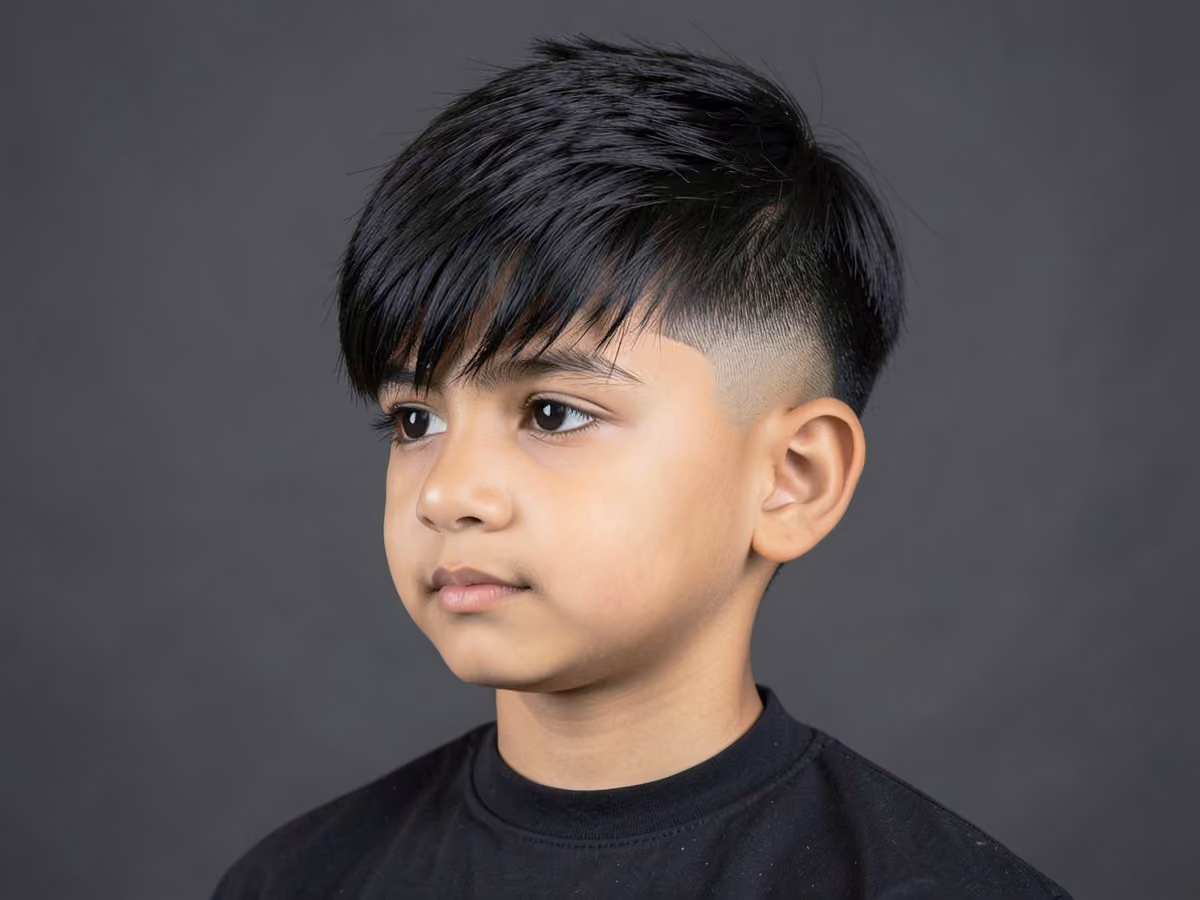 Boy with an e-boy undercut