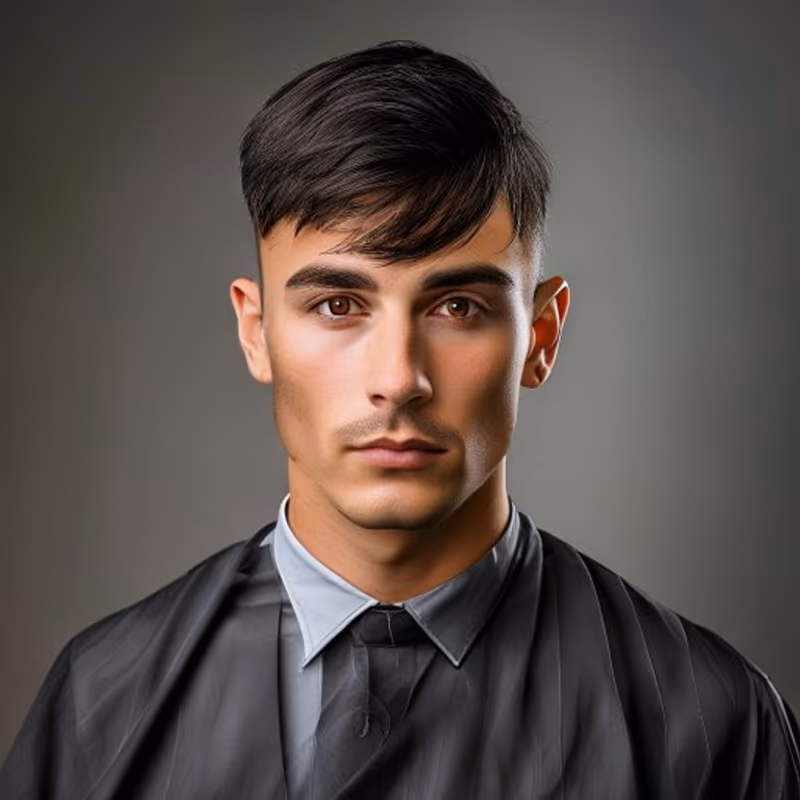 Edgar Drop Fade hairstyle for men 2026 — Edgar cut variation, best for Clean silhouettes from every angle, modern barbering by Master Stylist Jessica Hamilton