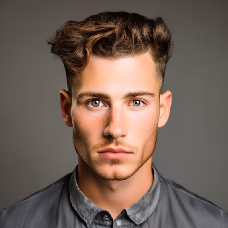 Edgar Quiff hairstyle for men 2026 — Edgar cut variation, best for Versatile day-to-night wear, modern barbering by Master Stylist Jessica Hamilton