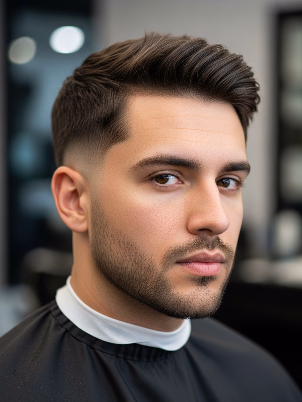 Modern Flow Cut 2026 hairstyle for men 2026 — flow cut variation, best for square jaws and athletic builds, modern barbering by Master Stylist Jessica Hamilton