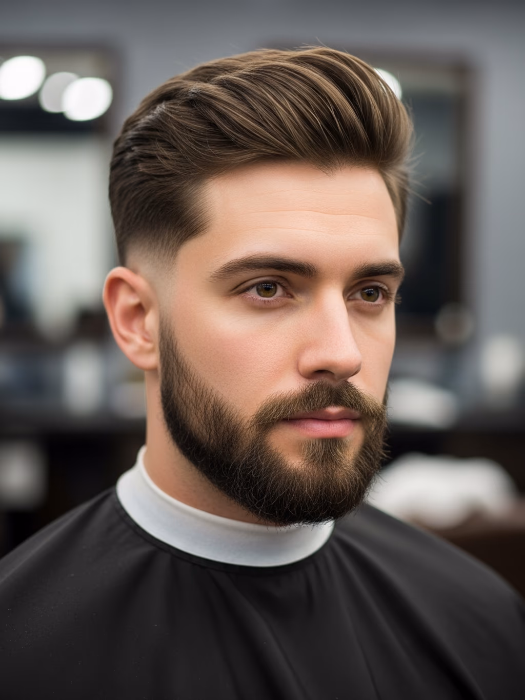 Textured Flow Cut hairstyle for men 2026 — flow cut variation, best for round faces seeking elongation, modern barbering by Master Stylist Jessica Hamilton