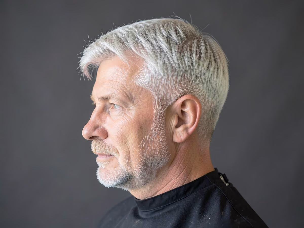 Man with a fluffy layered hair