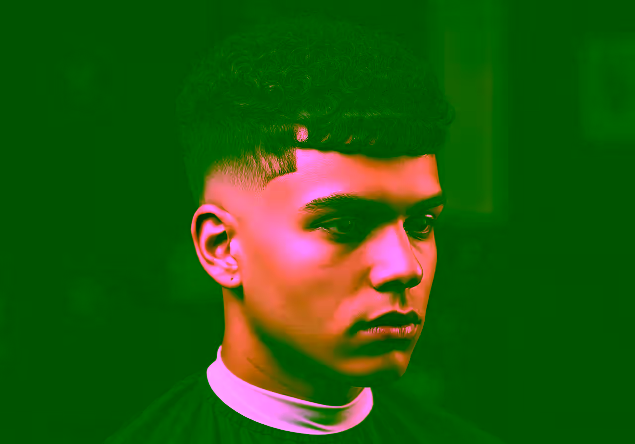 French Crop Afro Variation hairstyle for men 2026 — french crop variation, best for round, oval faces + 4a–4c coils, modern barbering by Master Stylist Jessica Hamilton