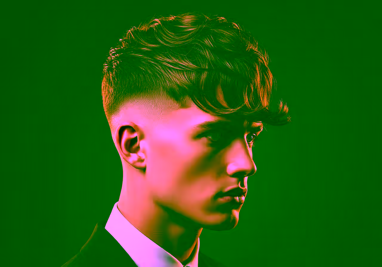 French Crop Blowout hairstyle for men 2026 — french crop variation, best for round, oval faces + straight/wavy hair, modern barbering by Master Stylist Jessica Hamilton