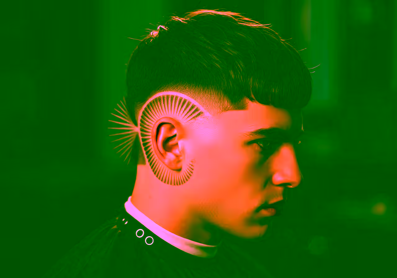 French Crop Burst Fade hairstyle for men 2026 — french crop variation, best for round, heart faces + thick hair, modern barbering by Master Stylist Jessica Hamilton