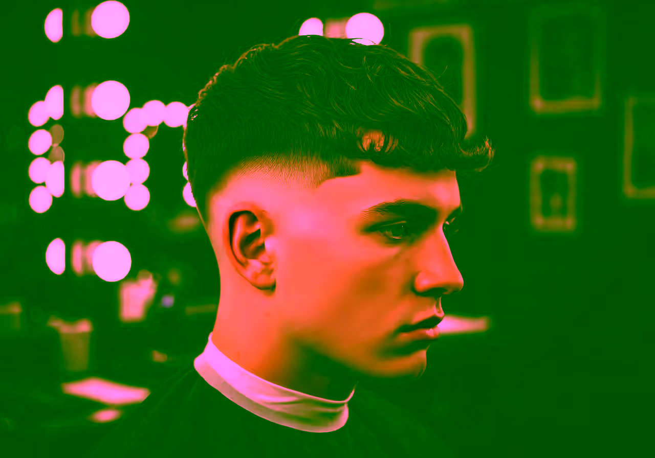 French Crop Drop Fade hairstyle for men 2026 — french crop variation, best for all faces + wavy/curly hair, modern barbering by Master Stylist Jessica Hamilton