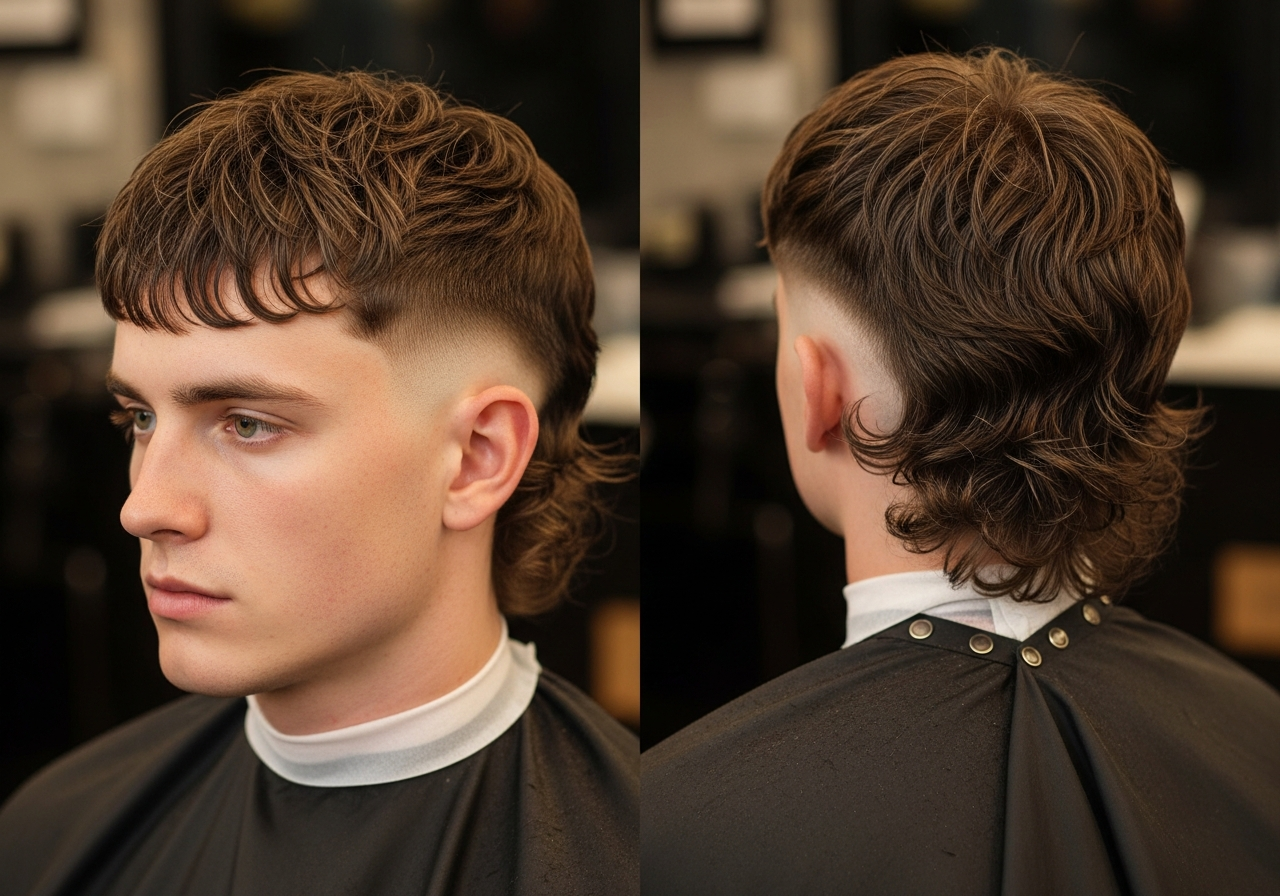 French Crop Mullet 2026 - Choppy Fringe with Longer Mullet Back