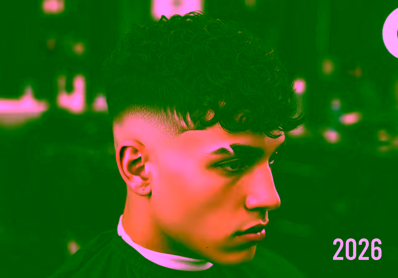 French Crop Sponge Twists hairstyle for men 2026 — french crop variation, best for all faces + coily/curly hair, modern barbering by Master Stylist Jessica Hamilton