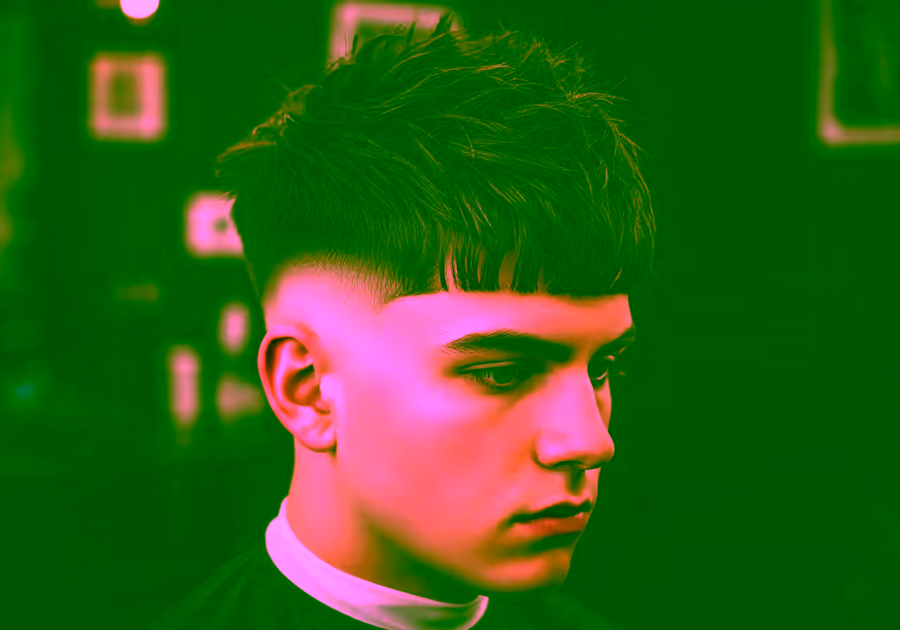 Textured French Crop hairstyle for men 2026 — french crop variation, best for square, diamond faces + thick hair, modern barbering by Master Stylist Jessica Hamilton