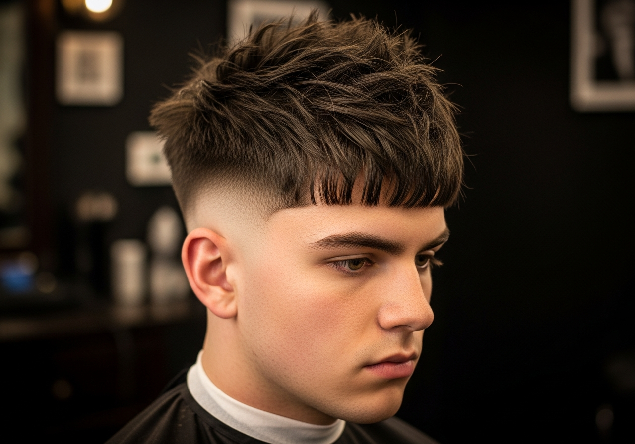 Textured French Crop 2026 - Heavily Textured Choppy Fringe