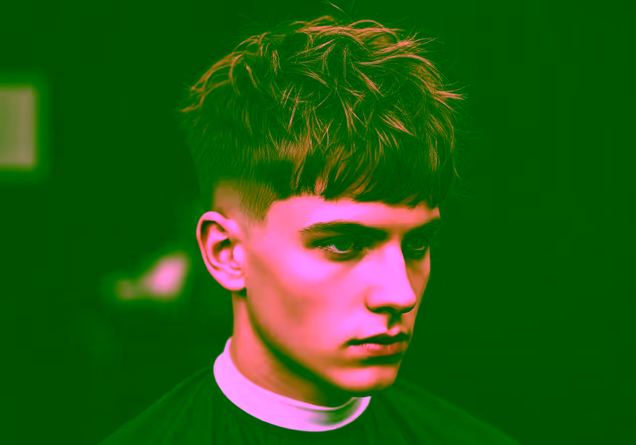Messy French Crop hairstyle for men 2026 — french crop variation, best for casual looks + oval, round faces + straight/wavy hair, modern barbering by Master Stylist Jessica Hamilton