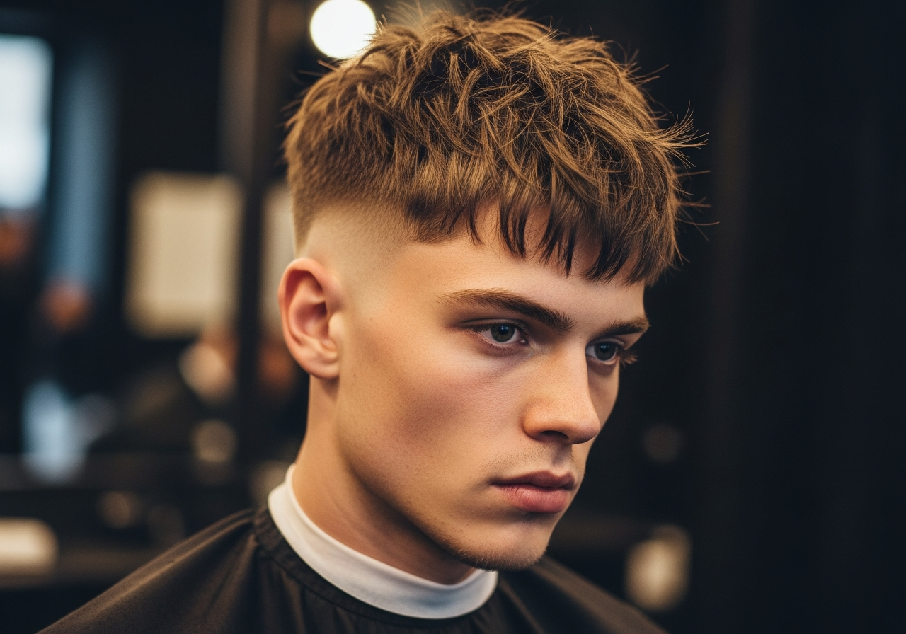 Messy French Crop Haircut 2026 - Casual Messy Choppy Fringe