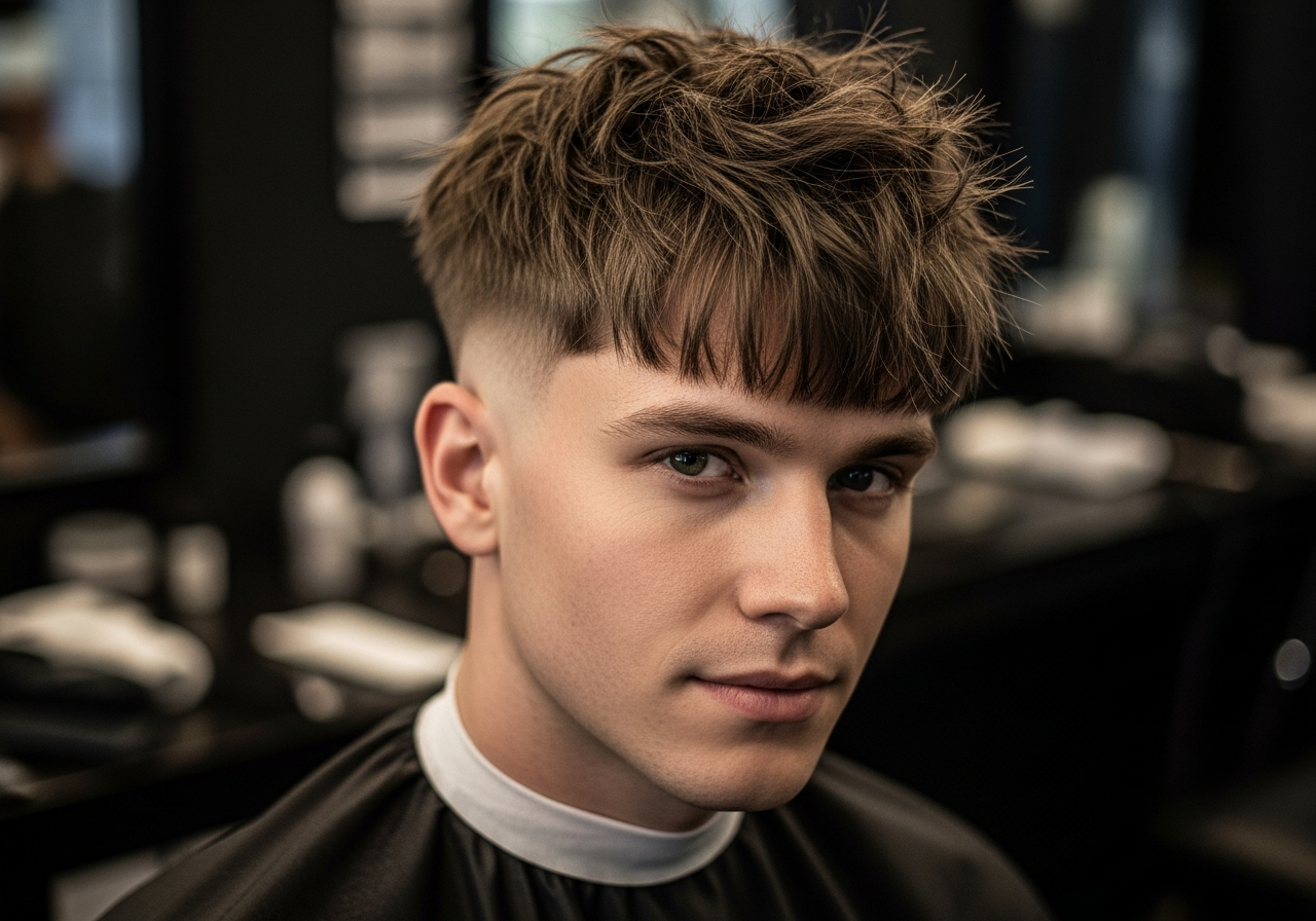 Textured French Crop 2026 - Choppy Textured Fringe and Top Haircut