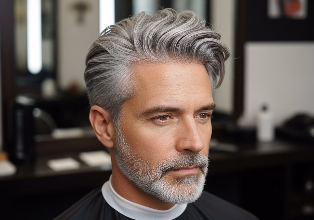Gray Hair Styles for Men 2026 - Silver Bro Flow