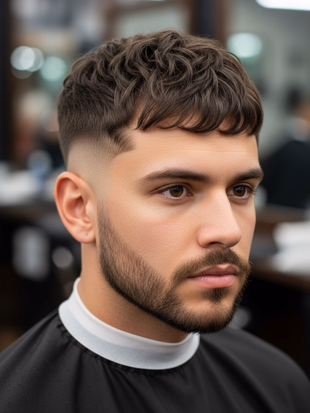 Tapered Grown Out Shag hairstyle for men 2026 — grown-out shag variation, best for diamond faces with prominent cheekbones, modern barbering by Master Stylist Jessica Hamilton