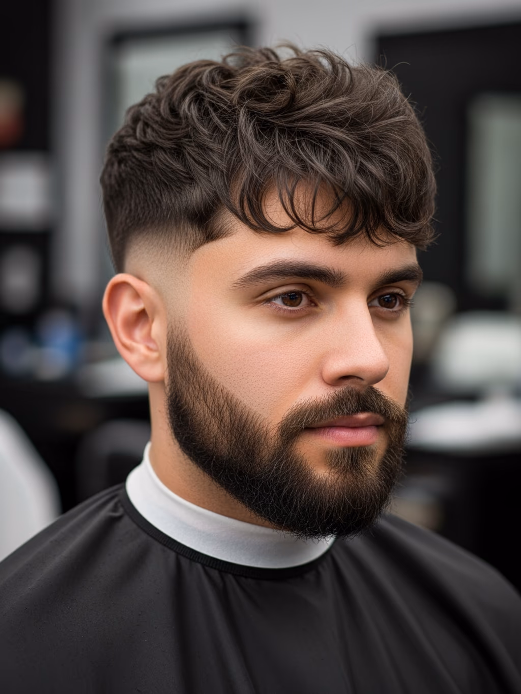 Textured Grown Out Shag hairstyle for men 2026 — grown-out shag variation, best for round faces seeking elongation, modern barbering by Master Stylist Jessica Hamilton