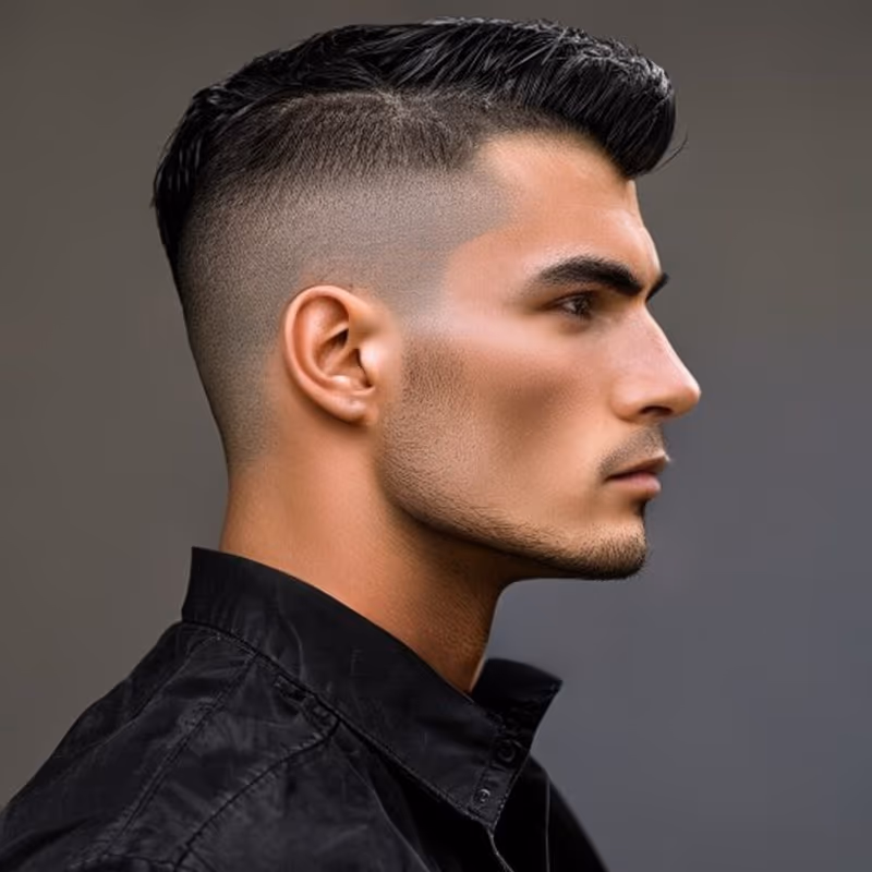 Hard Part hairstyle for men 2026 — Hair Designs variation, best for Pairs with comb overs and side parts, modern barbering by Master Stylist Jessica Hamilton