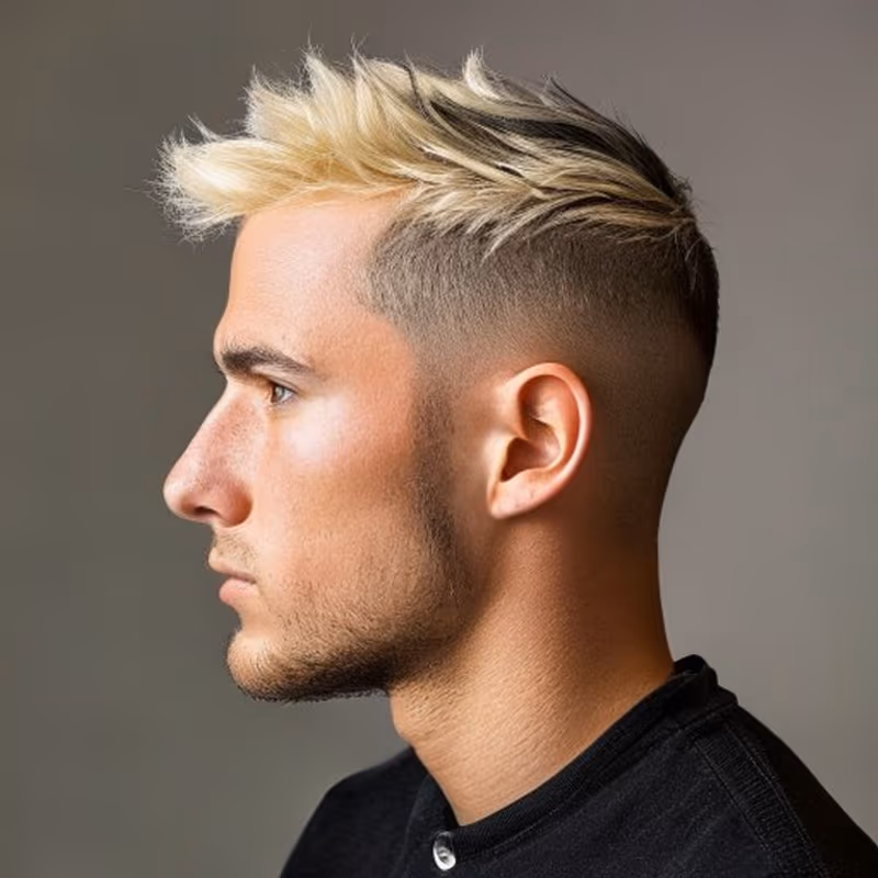 Two-Tone Design hairstyle for men 2026 — Hair Designs variation, best for Maximum visual impact, modern barbering by Master Stylist Jessica Hamilton