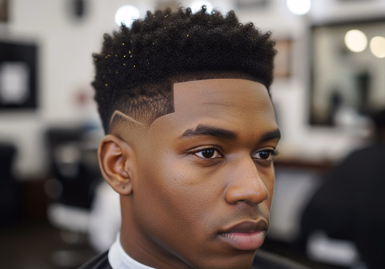 Haircuts for Black Men 2026 - Mid Fade with Textured 3C Crop