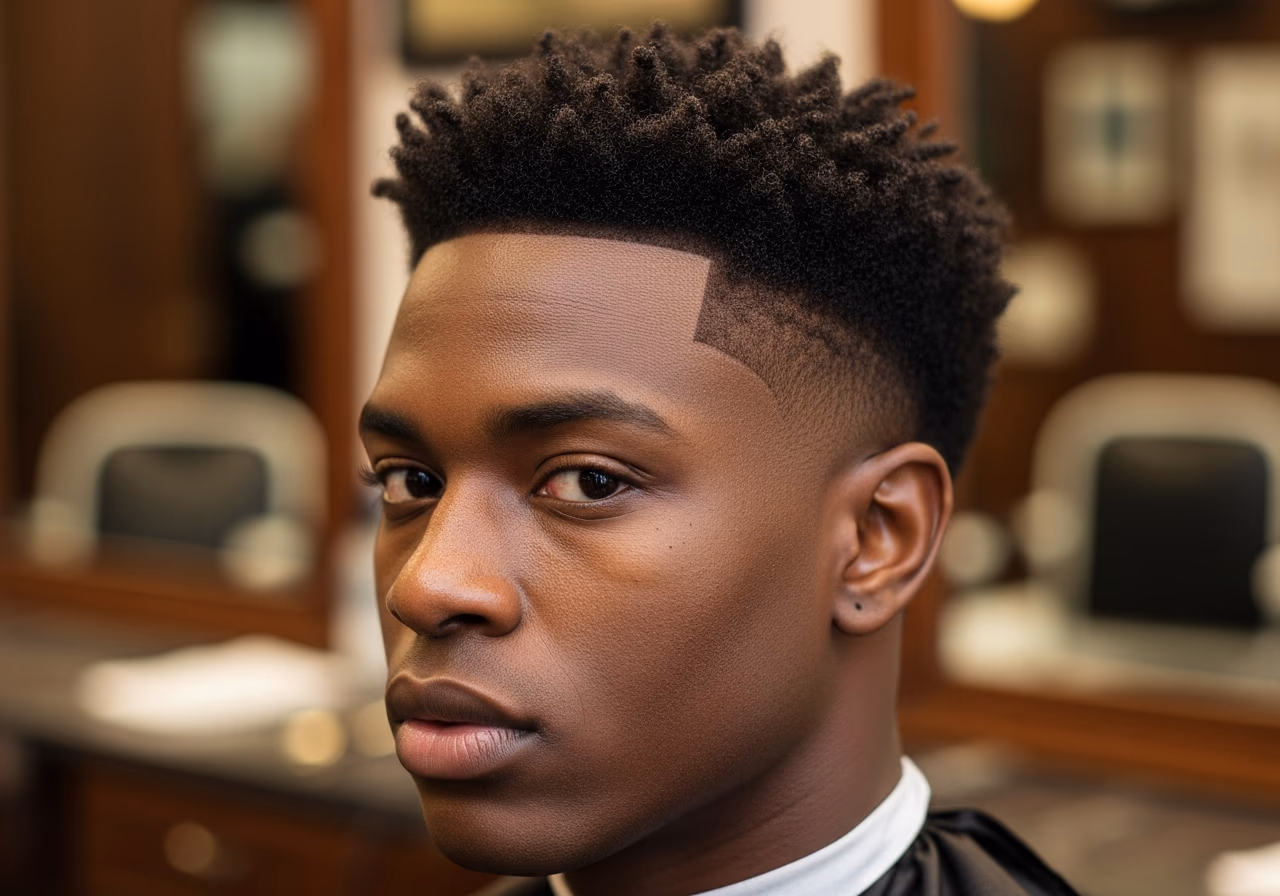 Haircuts for Black Men 2026 - Skin Fade with Short Coily Crop