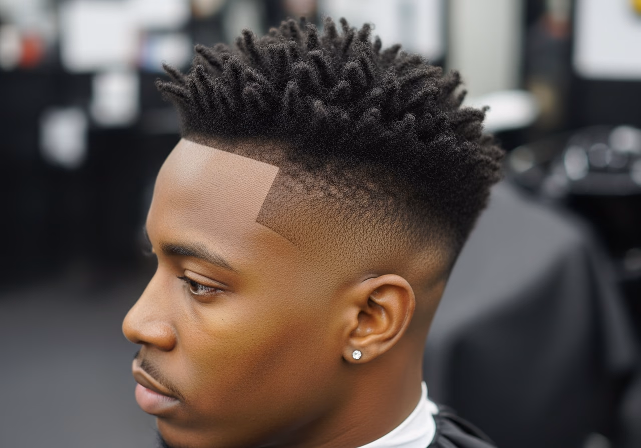 Haircuts for Black Men 2026 - Skin Fade with Short Locs