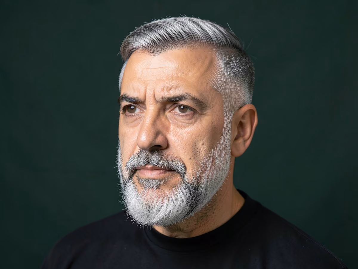 Man with a short back and sides taper