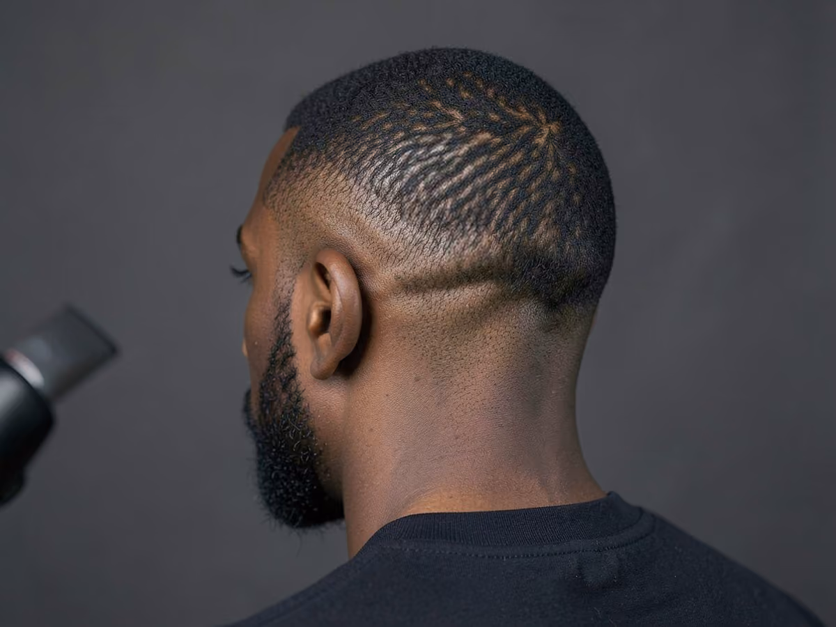 Man with a subtle trimmer part