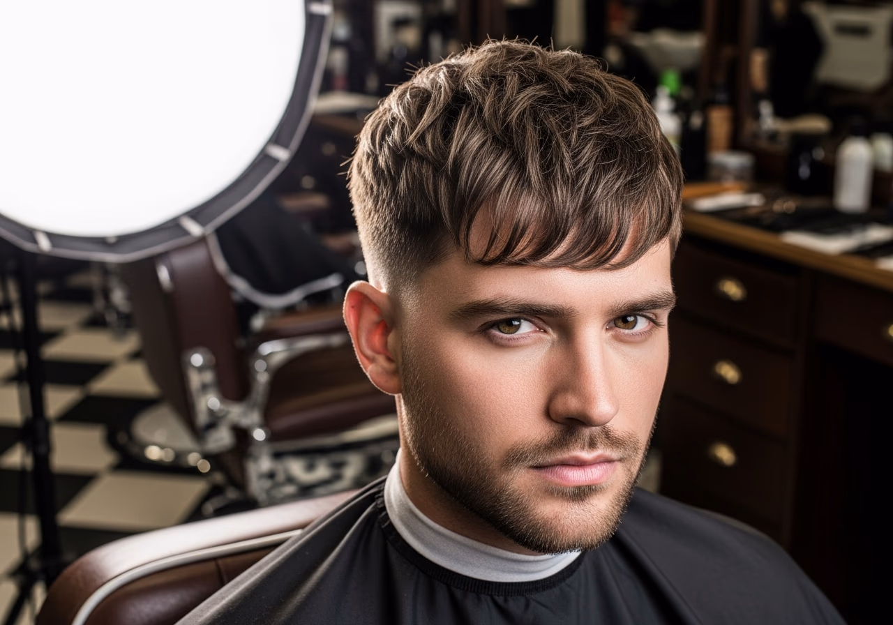 Comma Hair hairstyle for men 2026 — haircuts for heart-shaped faces variation, best for heart-shaped faces + straight hair, modern barbering by Master Stylist Jessica Hamilton