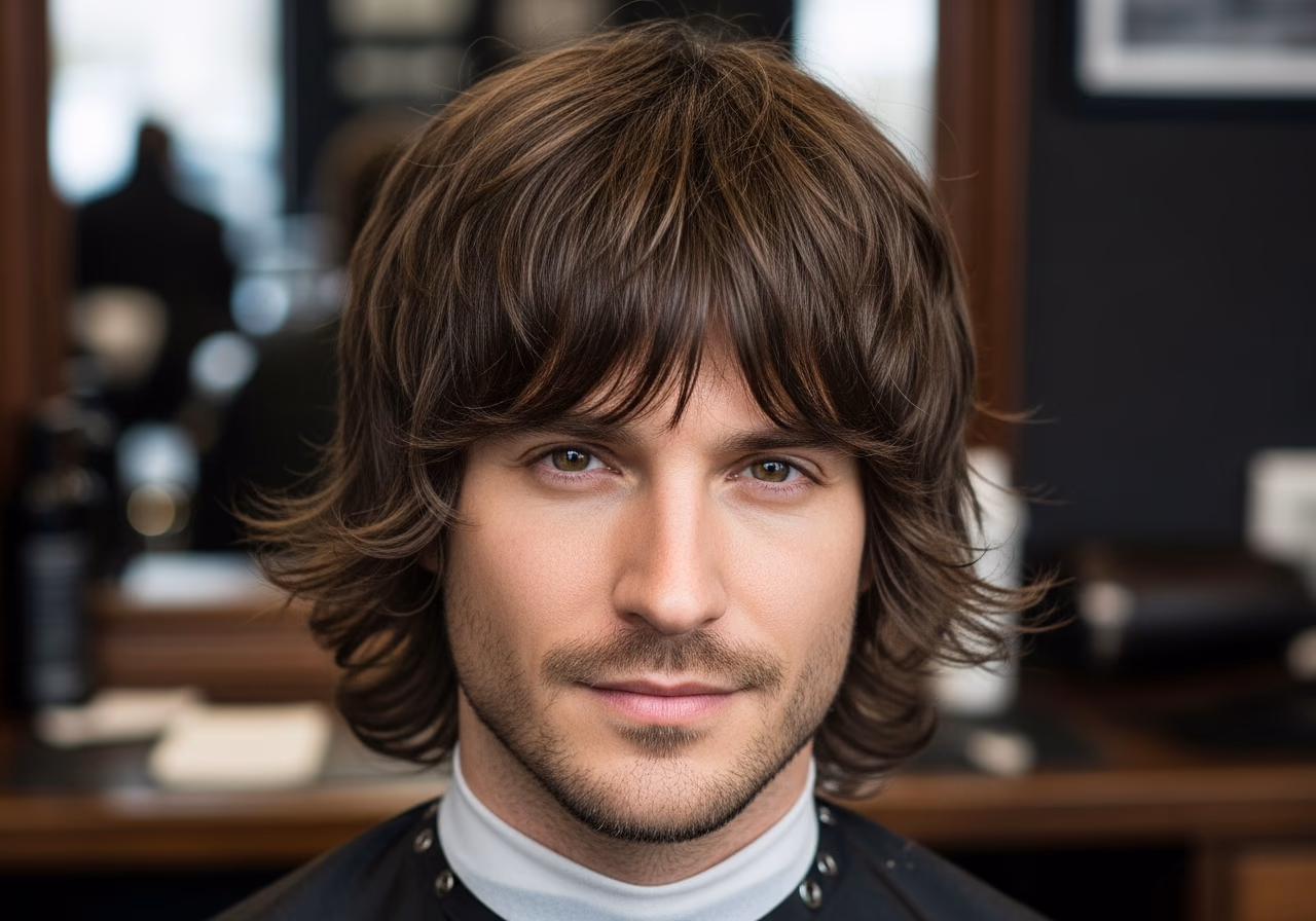 Curtain Bangs with Jaw Volume for Heart Shaped Face 2026